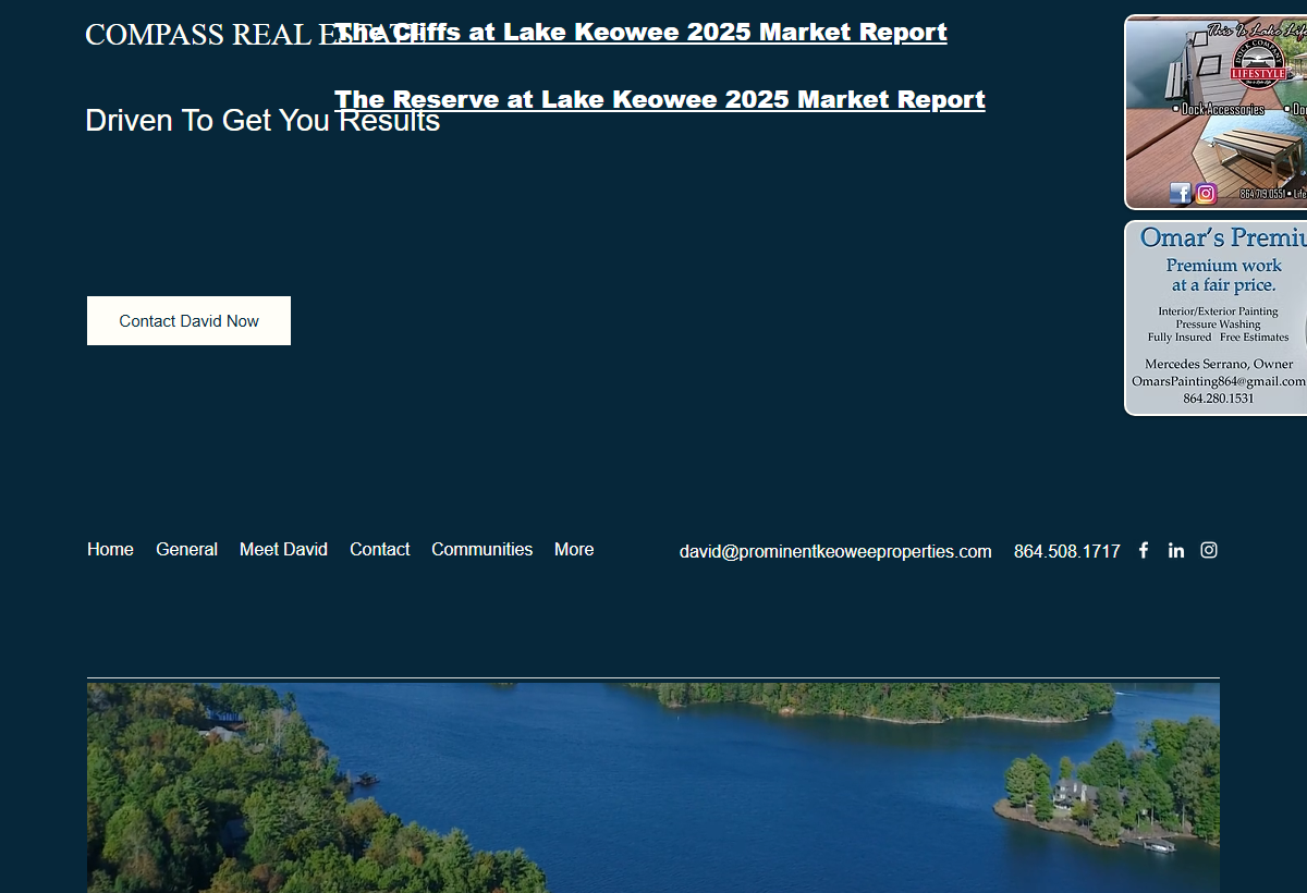 Prominent Keowee Properties website